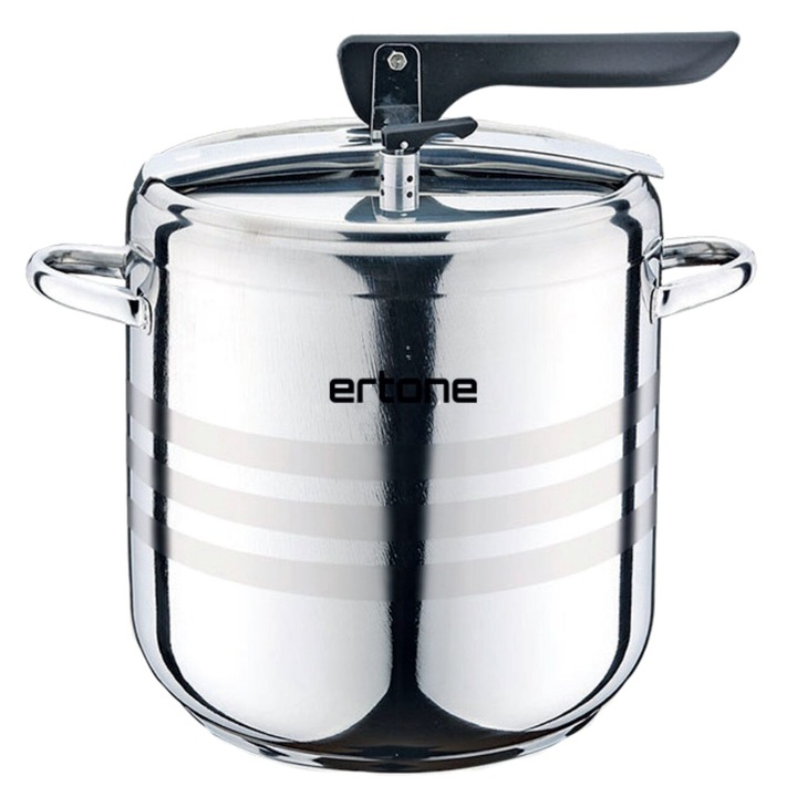 Тенджера под налягане Ertone 5L, материал НЕРЪЖДАЕМА СТОМАНА