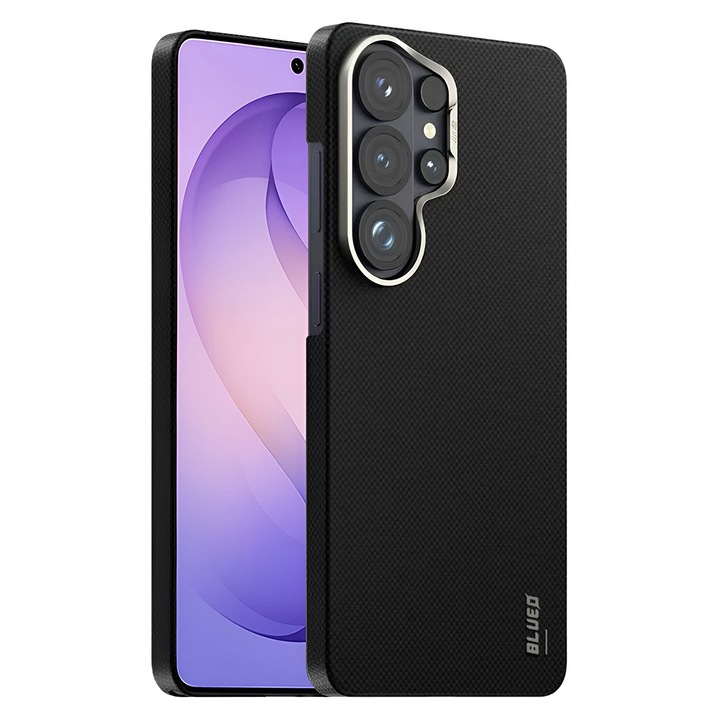 Tok Samsung Galaxy S26 Ultra telefonhoz - Blueo AIR Aramid Fiber Series - Fekete