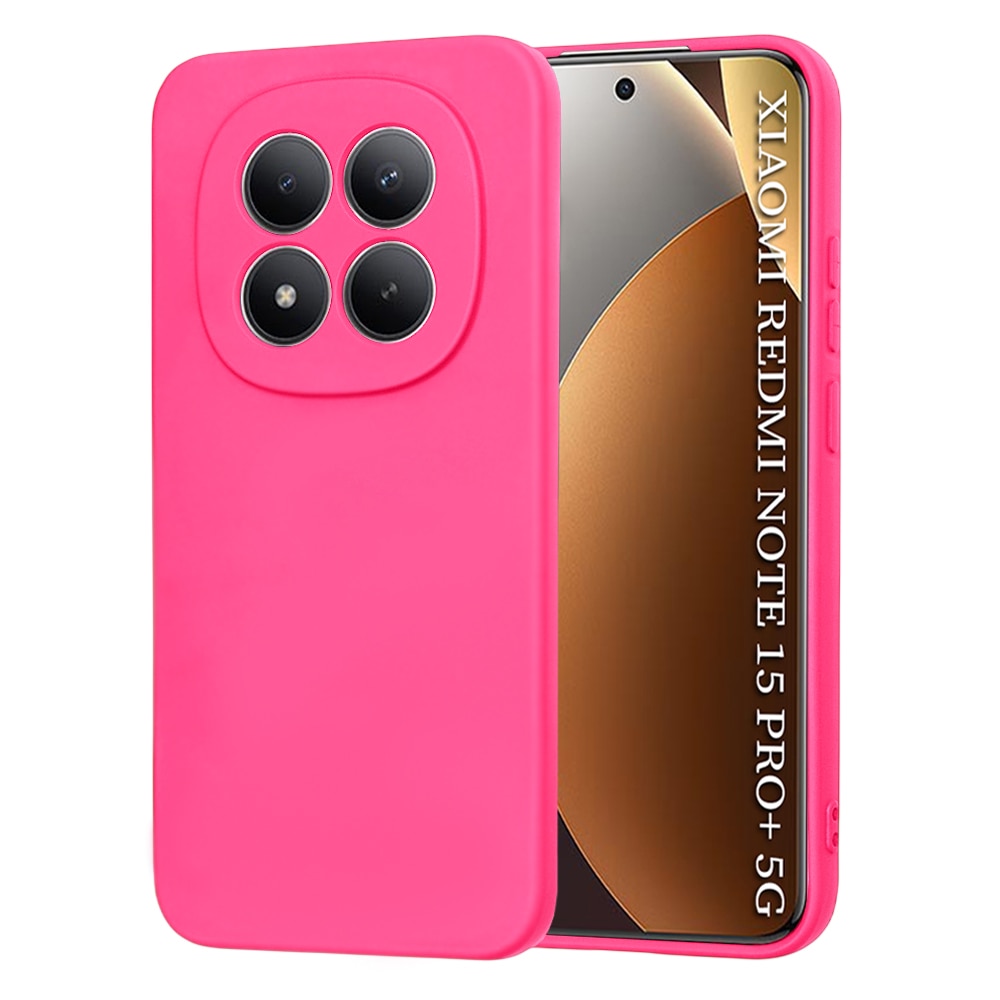 Husa pentru Xiaomi Redmi Note 15 Pro+ 5G / Poco M8 Pro 5G - Techsuit SoftFlex - Hot Pink