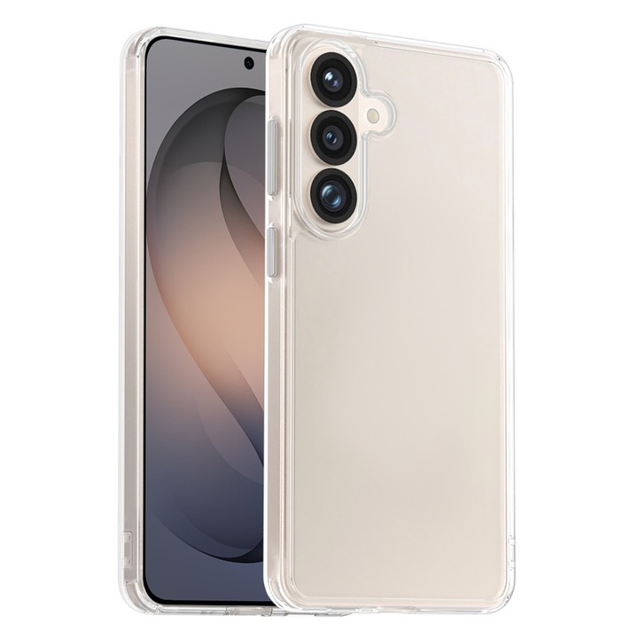 Husa pentru Samsung Galaxy S26, din Policarbonat, Blueo, Culoare Transparenta