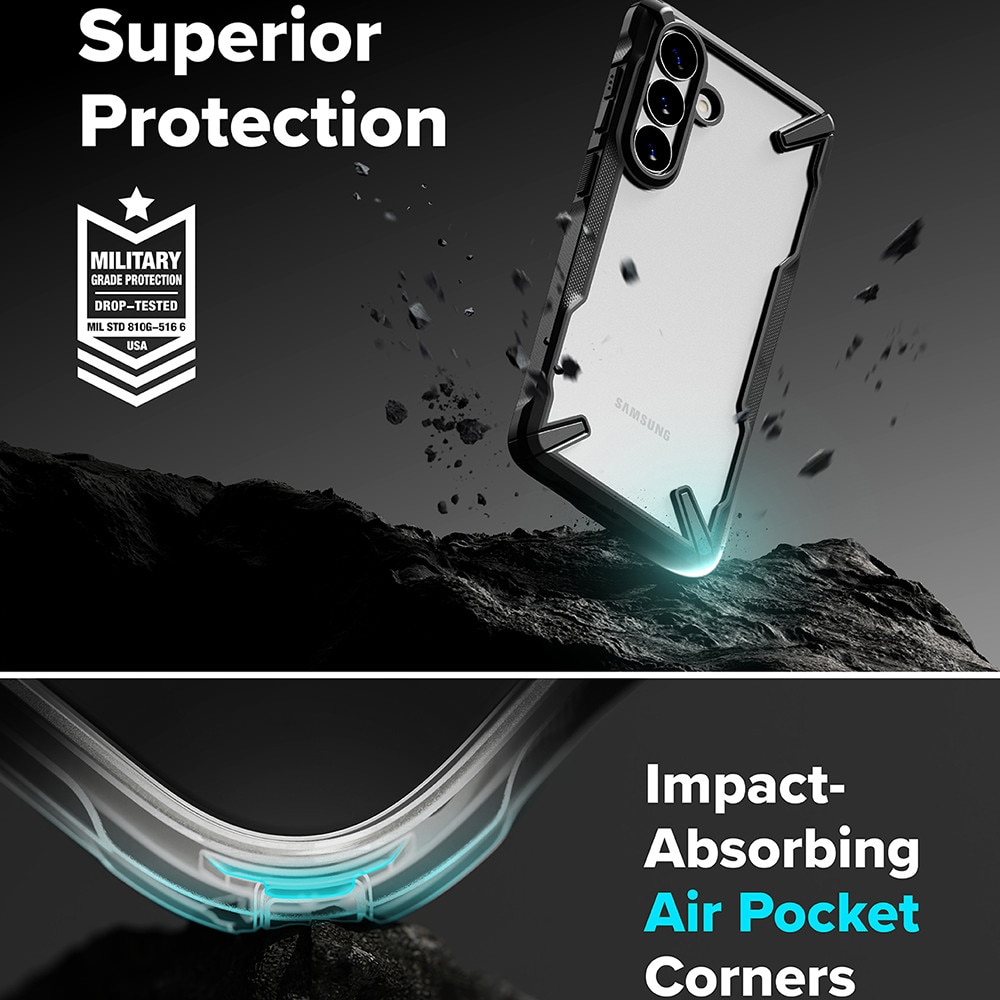 Husa pentru Samsung Galaxy S26 Plus - Ringke Fusion X - Black