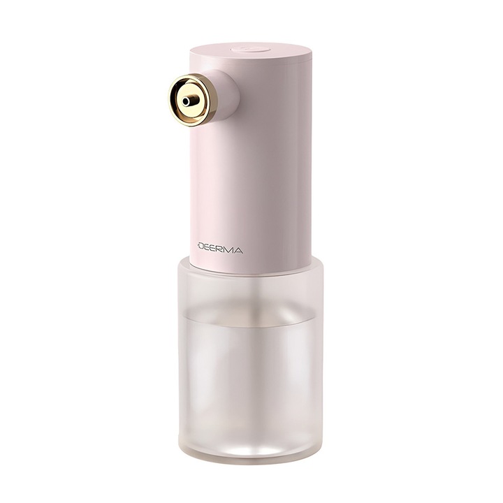 Dispenser Sampon / Crema / Sapun / Cleaner, pentru Rutina Skincare - Deerma (CP01) - Pink