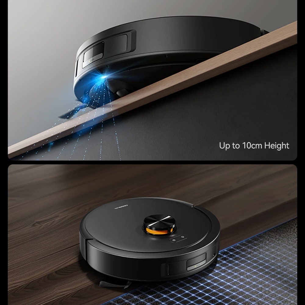 Robot Aspirator, Mop, 13000Pa, Statie, Navigatie Laser, Mi Home App - Deerma (S30) - Black