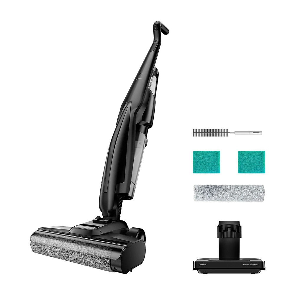 Aspirator cu Mop, Fara Fir, 20000Pa, 6x4000mAh, IPX6 - Deerma (VX100 Ultra) - negru
