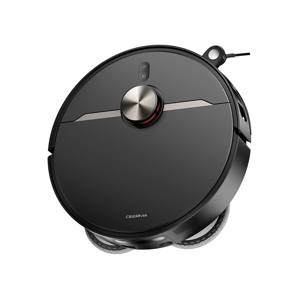 Robot aspirator, Mop, 23000Pa, Statie, Navigatie Laser, Mi Home App - Deerma (X80 Ultra) - Black