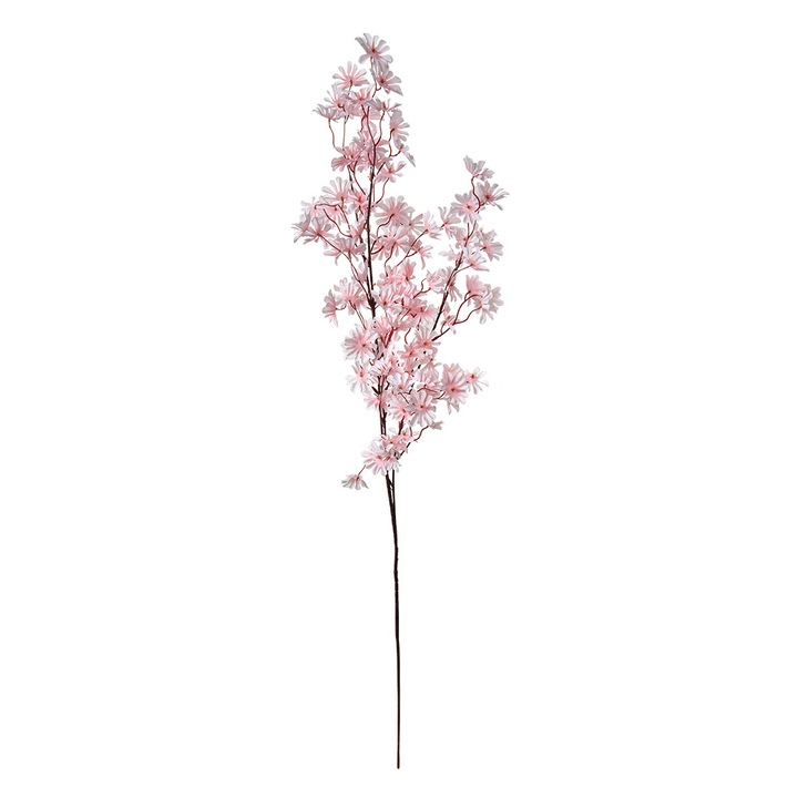 Floare artificiala roz 25x7x113 cm