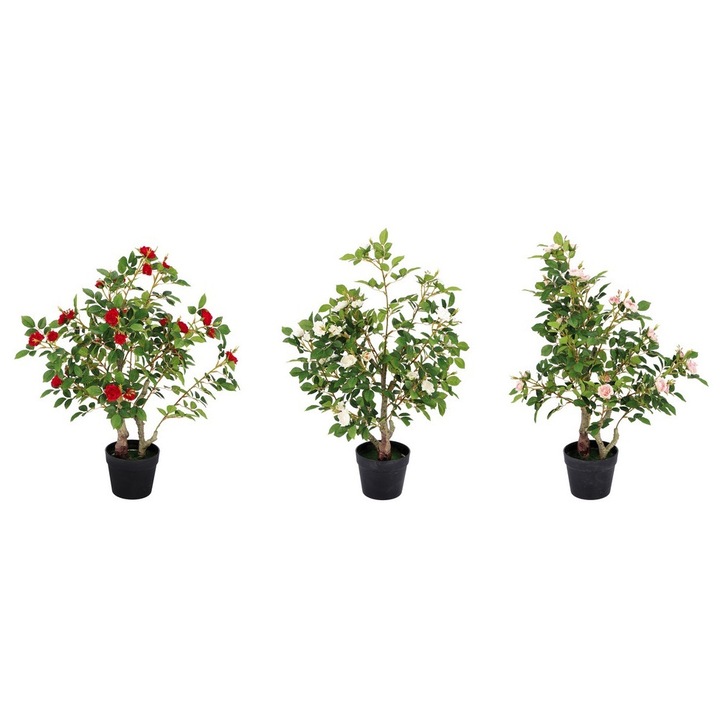 3 db műrózsa készlet, 16 x 70 cm