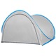 Cort plaja si picnic semi-deschis Sersimo, protectie UV, 200x120x110cm, gri
