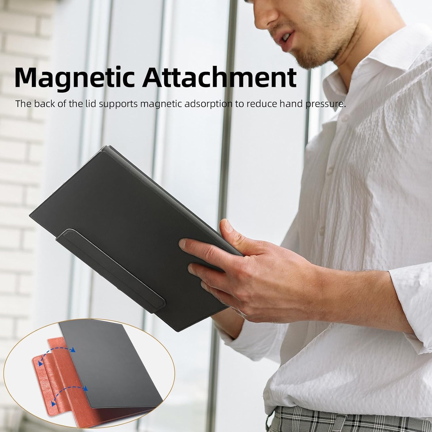 Carcasa Magnetica Premium pentru Remarkable 2 (10.3") - Maro