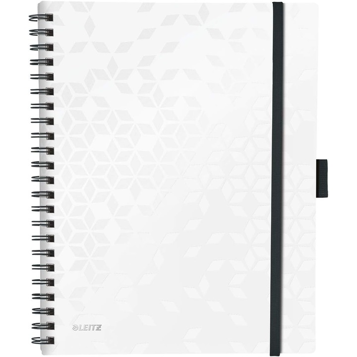 Caiet Leitz Be Mobile A4, 80 file, hartie ivory 80g/m², spiralat