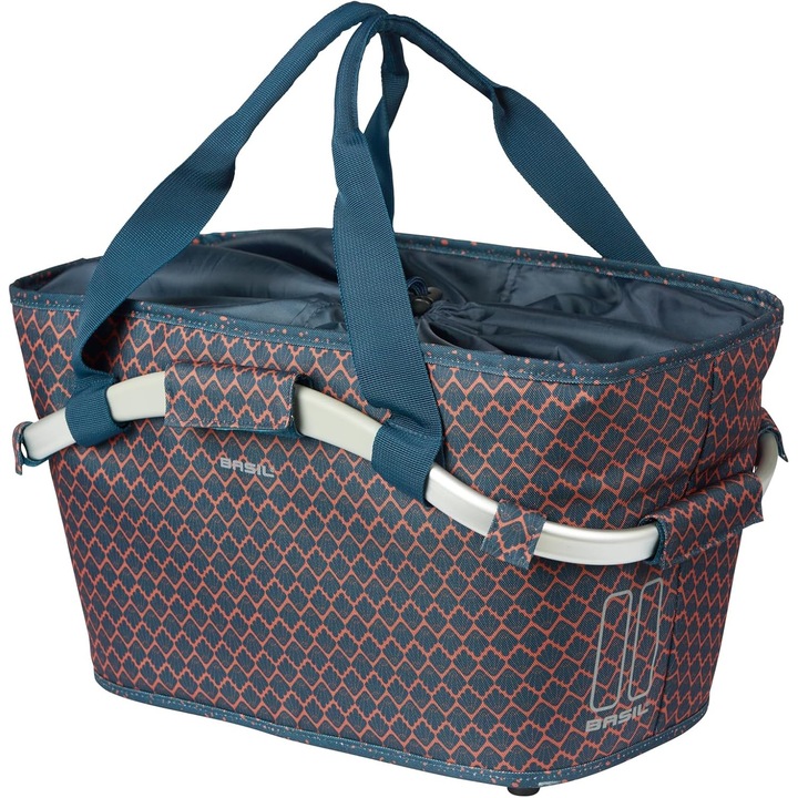 Кошница за велосипед Basil Flair Carry All, 22L, MIK заключваща система, Тъмносин