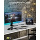 Cablu Goobay DisplayPort 1.4, 8K@60Hz, 32.4 Gbps, 1m, Gri