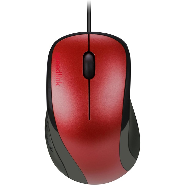 Мишка USB Speedlink Kappa 300 RD, 3 бутона, ергономична, червена