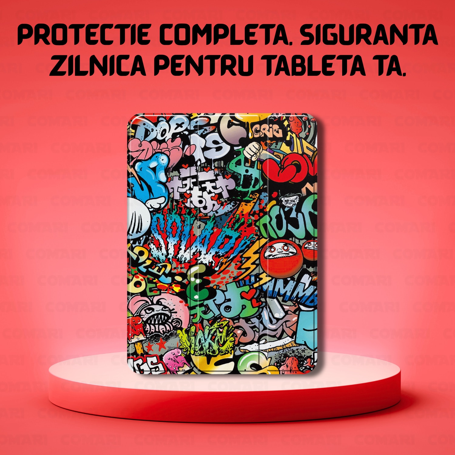 Husa pentru Lenovo Legion Tab Gen 3 Comari® EliteCover, protectie completa, functie stand multipla, design elegant tip carte, Urban