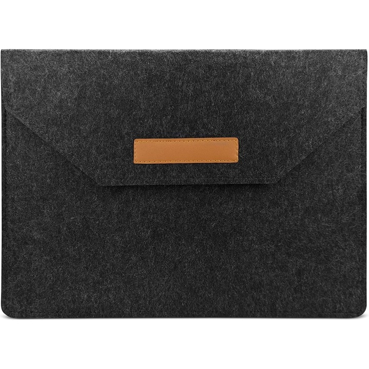 Husa Laptop Pasla 11/13 Inch cu Multiple Compartimente, Negru