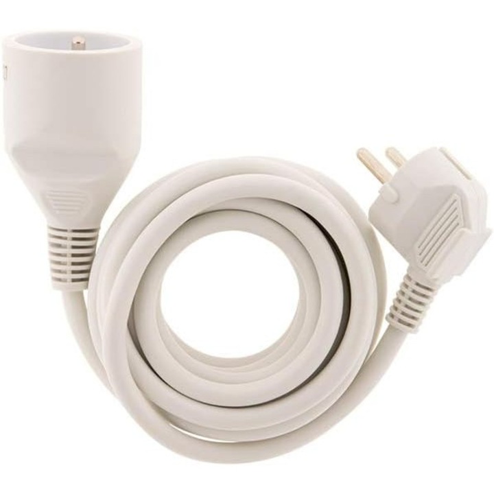 Extender Alb 5m HO5VVF 3G 1, 5 mm², 3680W