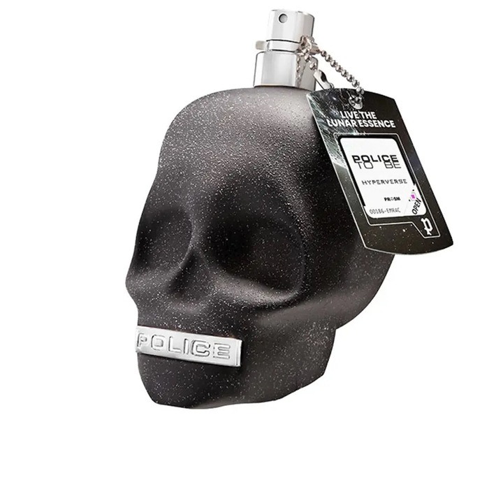 Apa de Toaleta POLICE TO BE HYPERVERSE MAN, 125 ml, lemnos/citrice, pentru barbati