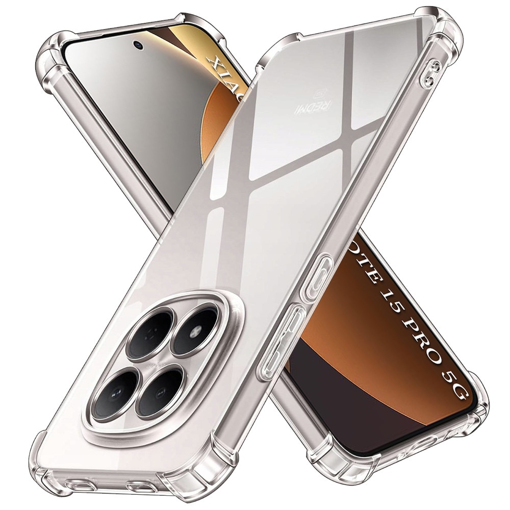 Husa telefon Shockproof Clear Silicone Xiaomi Redmi Note 15 Pro 5G Clear Transparent
