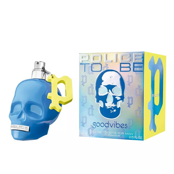 POLICE TO BE GOOD VIBES MAN Eau de Toilette férfiaknak, 75 ml