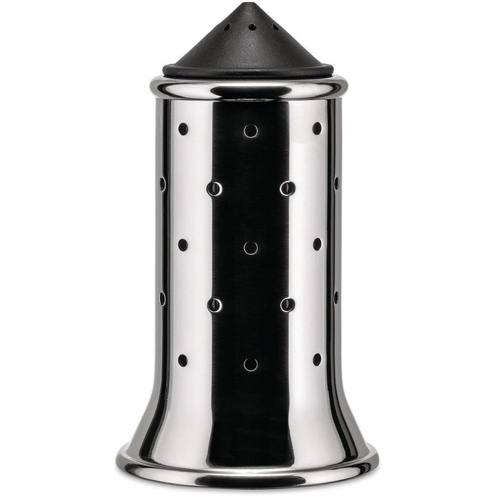 Rasnita de sare Alessi MGSAL B, inox, capac poliamida negru, 14x7x7cm
