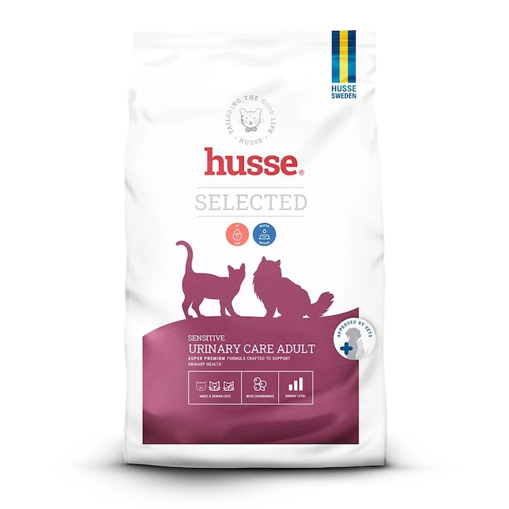 Hrana uscata HUSSE Sensitive Urinary Care, pui, fara gluten, 7 Kg