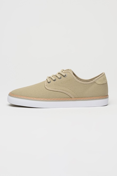 s.Oliver, Lapos talpú textilsneaker, Halványzöld