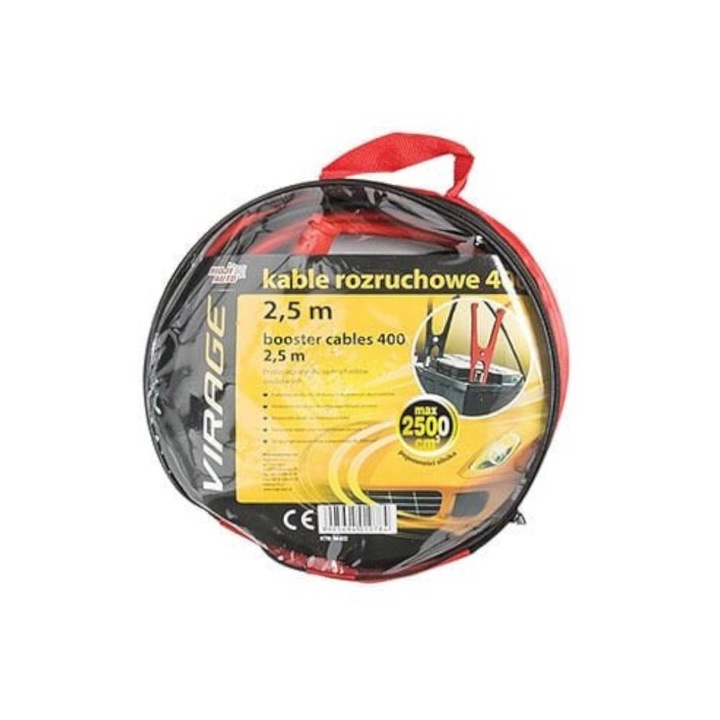 Set 2 x Cablu de Transfer Curent 400 A, 2.5 m, Virage