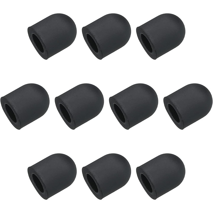 Set 15 varfuri stilou capacitiv QUARKZMAN, silicon/cauciuc, 6mm, universal