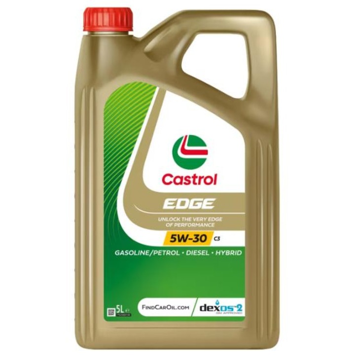 Ulei de motor sintetic CASTROL Edge C3 5W-30, 5 litri (cod: 1552FD)