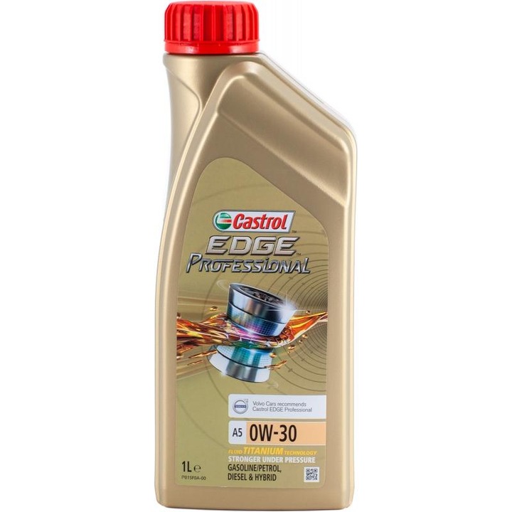 Ulei de motor sintetic CASTROL Edge Professional A5 0W30 pentru Volvo, 1 litru