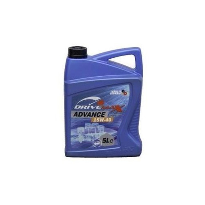 Ulei de motor semi-sintetic Drivemax, Advance, 15W40, 5 litri, protectie excelenta