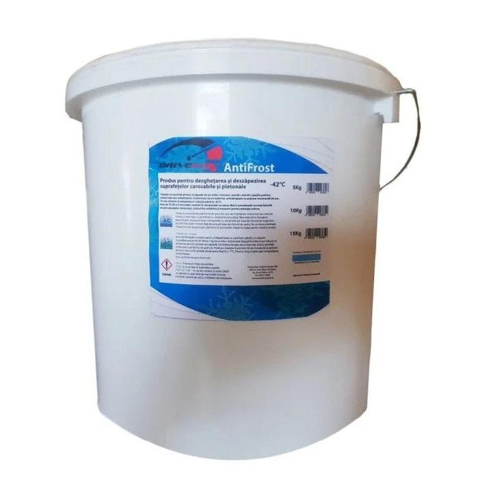 DRIVEMAX Fagyálló Oldat Felületek Jégtelenítésére, Csúszásgátló Anyag, 5 kg