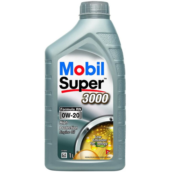 Ulei de motor sintetic MOBIL Super 3000 Formula RN 0W20, 1 litru