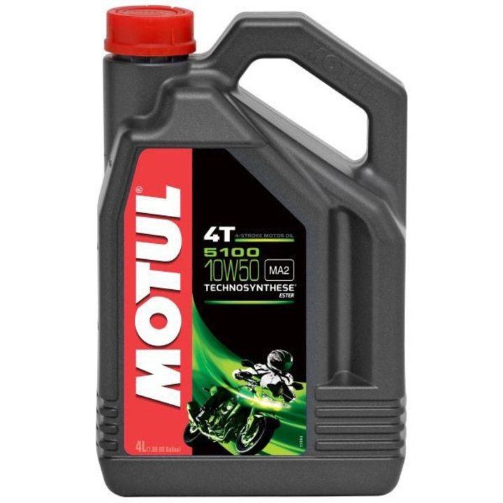 Ulei de motor pentru motociclete MOTUL 5100 4T 10W-50, 4 litri