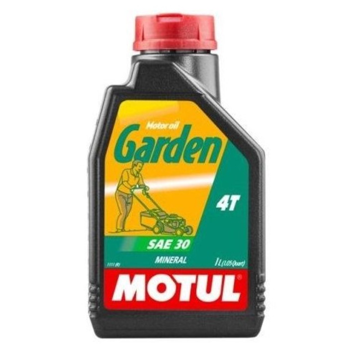 Ulei motor Motul Garden 4T SAE 30, 1 Litru, pentru motoare de gradinarit, protectie optima, performanta superioara