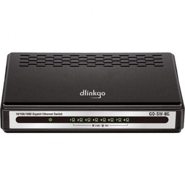 Switch, D-Link, GO-SW-8G 8 porturi Gigabit fără management