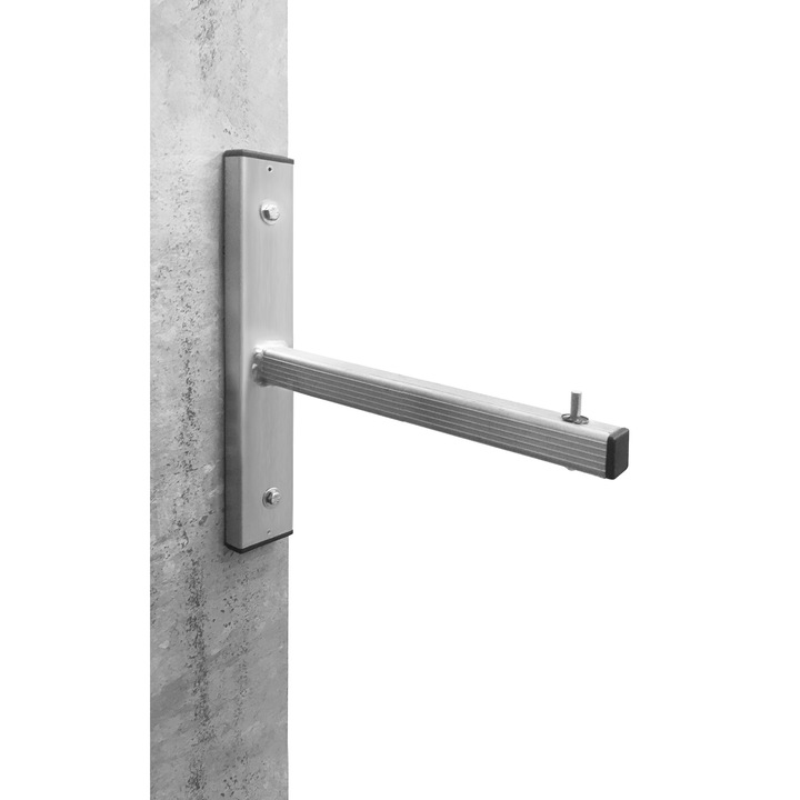 Suport perete pentru scara, Baulich, set 2 bucati 32x31 cm, universal, usor si durabil, capacitate 80 kg, uz casnic si industrial, montaj perete scara