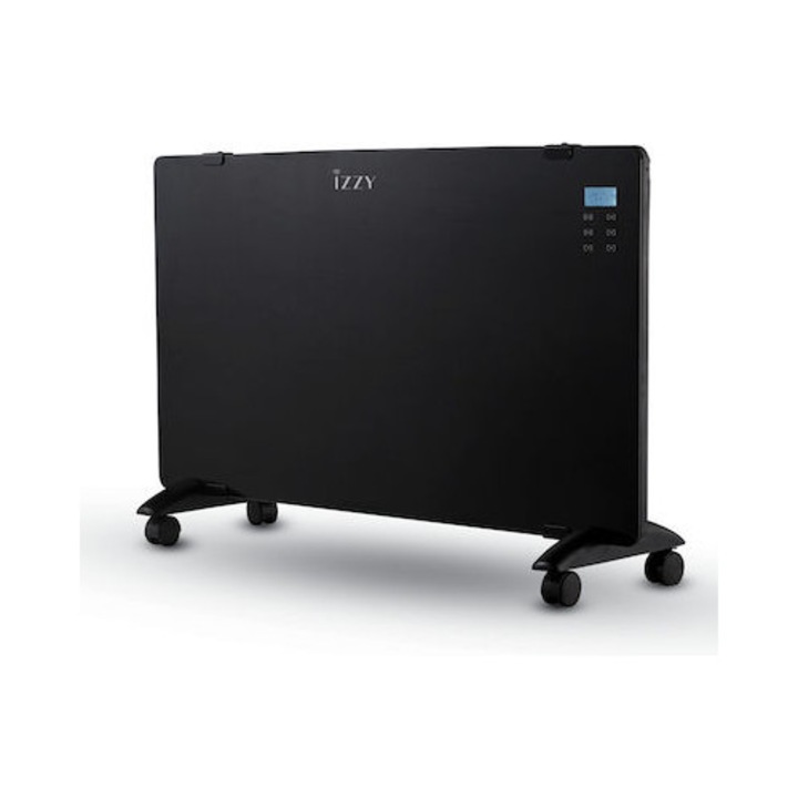 Convector electric IZZY IZ-9017 2200W, 2 in 1, termostat, 1100W-2200W, transparent