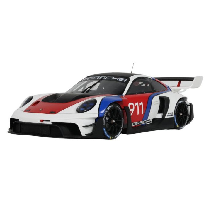Macheta auto Porsche 911(992) Gt3 R Rennsport White 2023 1:18 Gt Spirit (GT495)