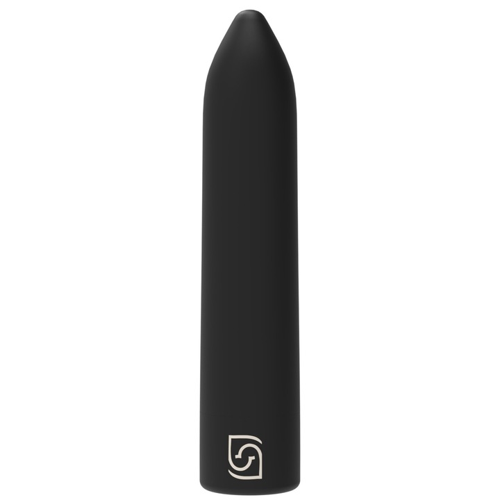Vibrator Magic Bullet, 10 moduri de vibrație, ABS, negru, 8.7 cm