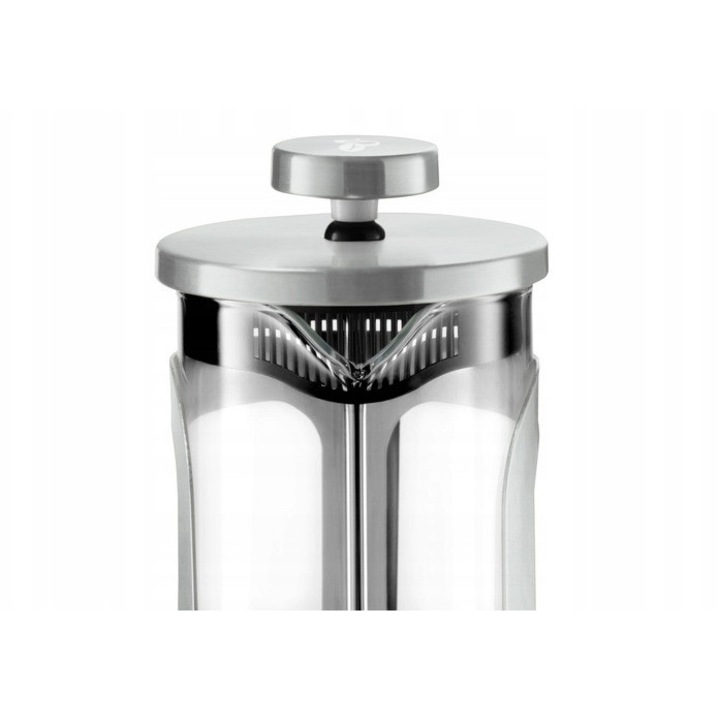 Tchibo french press, 300 ml, ezüst, fekete fülekkel