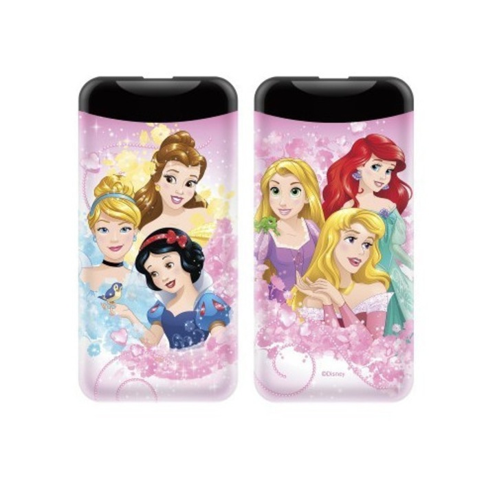 Disney Power Bank - Hercegnő 001 2.1A 1xUSB 6000mAh pink (DPBPRINCE001) 10W