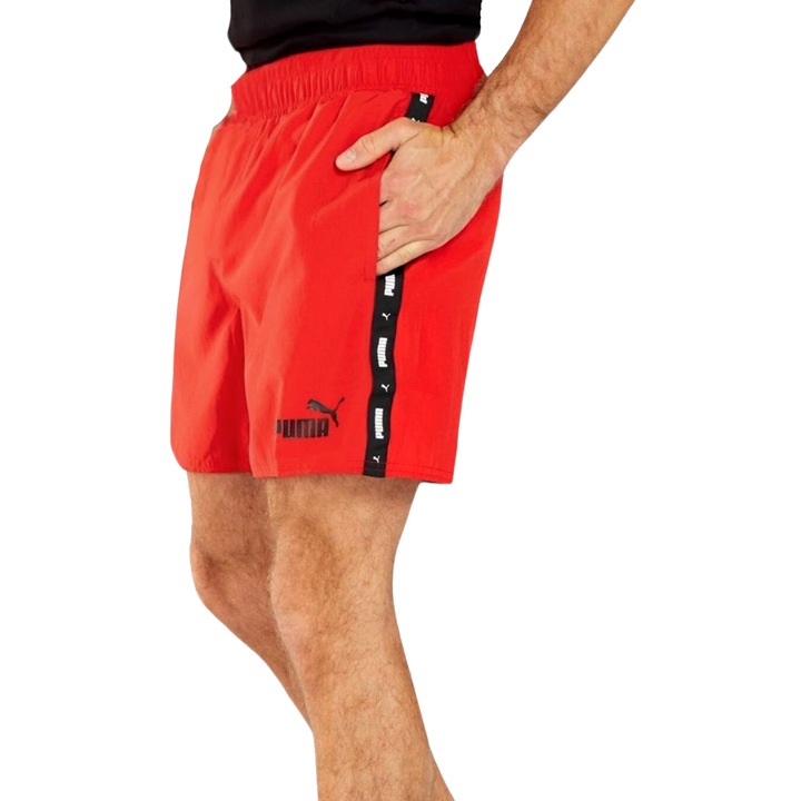 Pantaloni scurti sport barbati Puma, Rosu