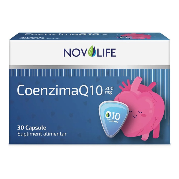 Coenzima Q10 200mg, 30 capsule, Novolife