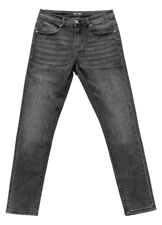 Мъжки дънки Skinny Fit от еластичен деним Realize, вталена конусовидна кройка, Сив