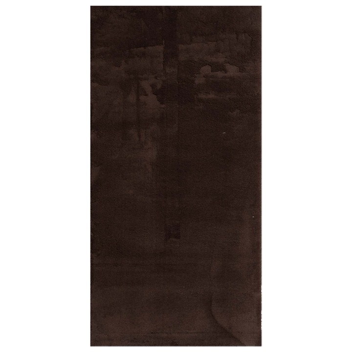 vidaXL Területszőnyegek HUARTE Barna 200 x 100 cm Poliészter 42022466