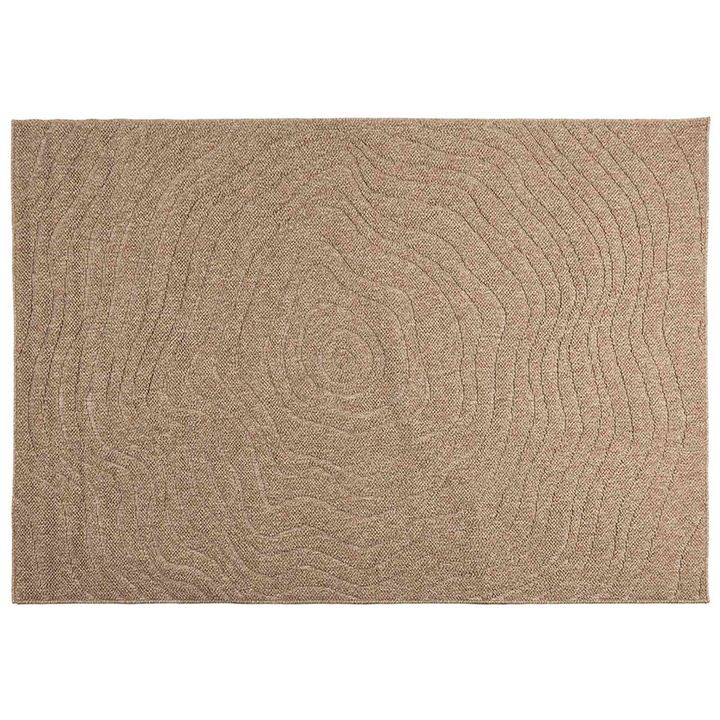 vidaXL Covoare de zona Moiré AGIRA natural 200 x 140 cm Poliester