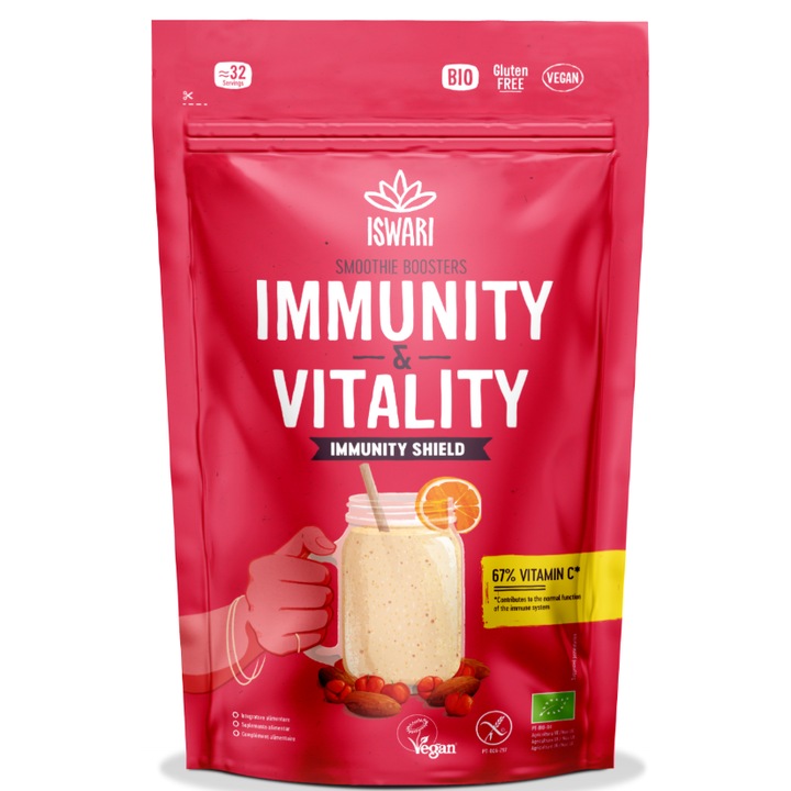 Smoothie Booster BIO imunitate si vitalitate Iswari 100 g