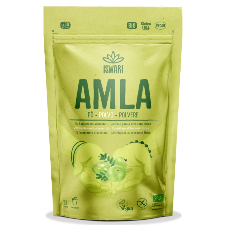 Amla BIO sub forma de pulbere Iswari 150 g