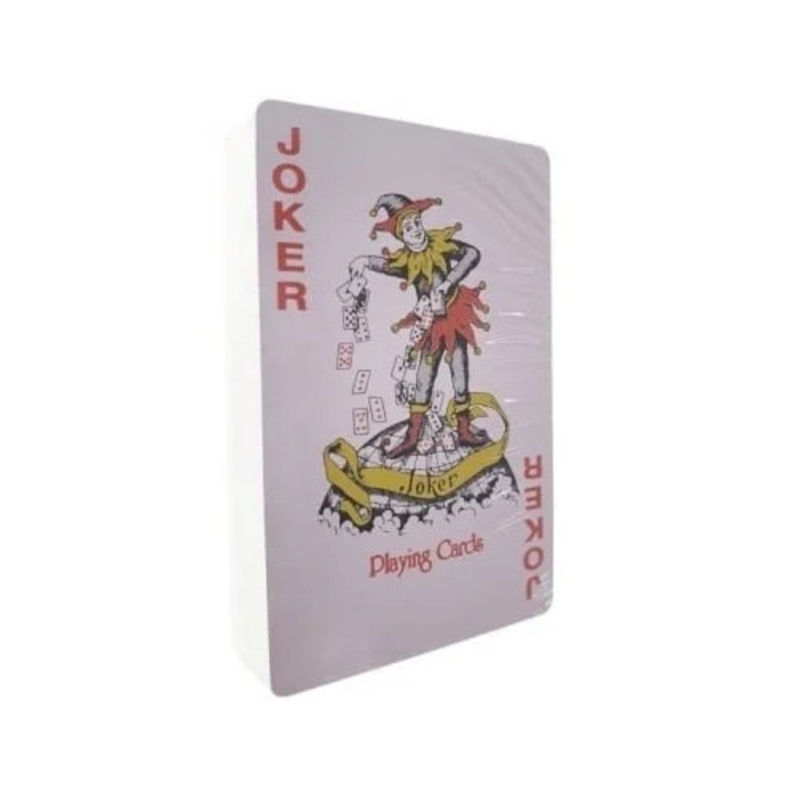 Carti de joc, din carton plastifiat, 54 bucati, Dactylion®